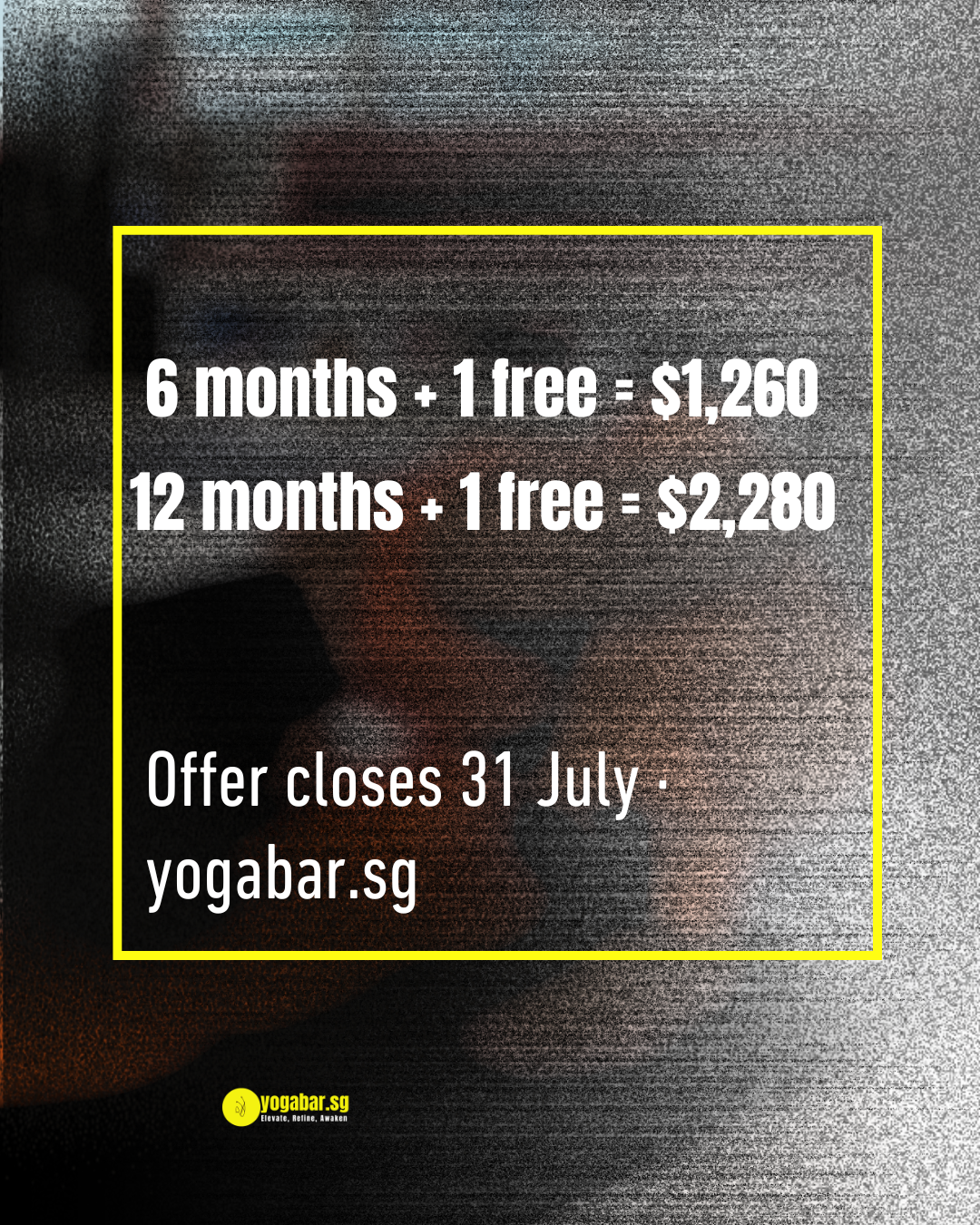 One free month. One last chance.